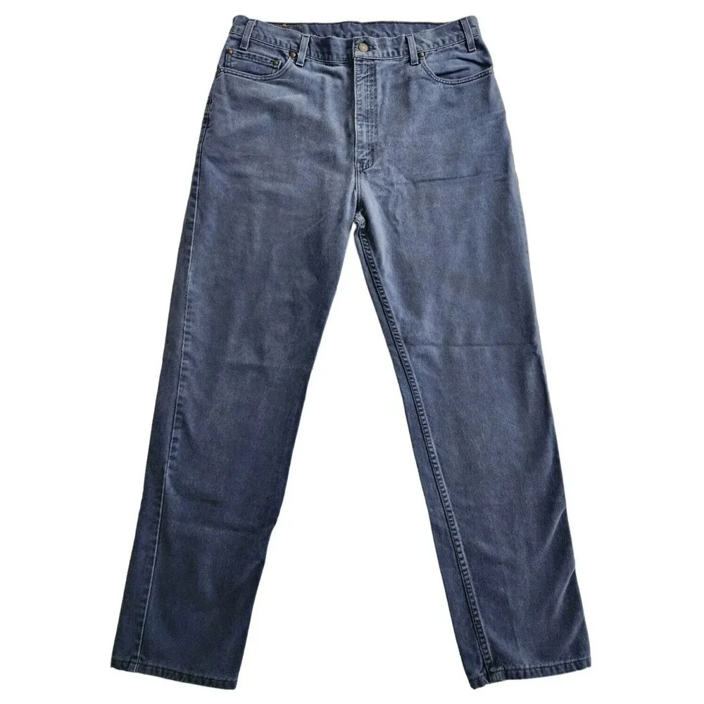 Vintage Levi's 540 Jeans Men's 38x32 (Fits 37x31) Gray‎ Denim Relaxed USA Y2K